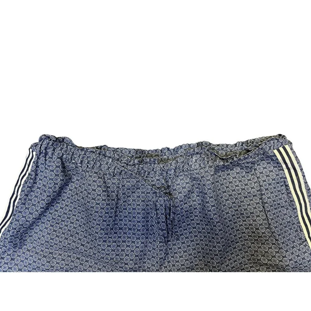 JW Los Angeles Linen Blue Geometric Pattern Shorts Size XL - Picture 3 of 6